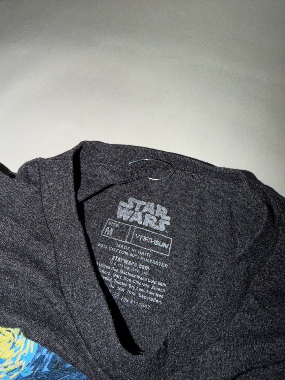 Star Wars Stormtrooper 'Starry Night' Graphic Tee - Black - Picture 3 of 3